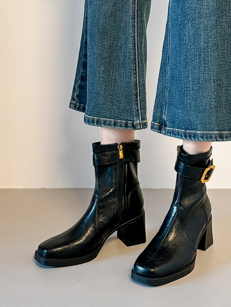 2025-winter-new-arrival-platform-boots-for-petite-women-short-ankle-boots-chunky-heel-faux-fur-lined-martin-boots