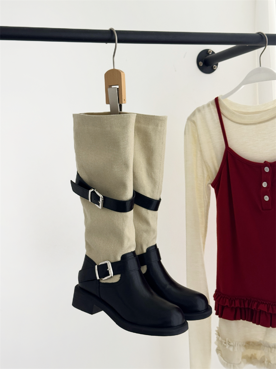 New Winter Chunky Heel Height Increasing Slim Short Boots Women Fashion Versatile Martin Boots Sleeve Chelsea Boots Short Boots